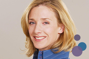 Bild von Kristin Meyer als Iris Cöster aus der TV-Serie Gute Zeiten, Schlechte Zeiten (GZSZ)