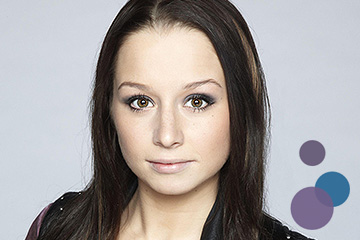 Bild von Senta-Sofia Delliponti als Tanja Seefeld aus der TV-Serie Gute Zeiten, Schlechte Zeiten (GZSZ)